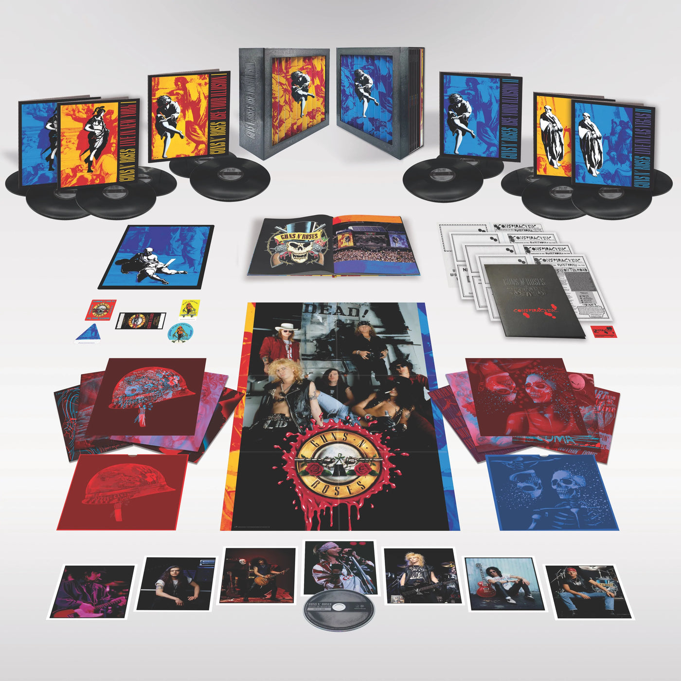 GUNS N' ROSES USE YOUR ILLUSION I & II BOX SET