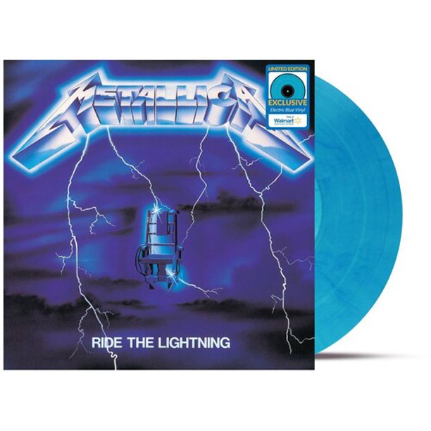 Metallica - Ride The Lightning Walmart Exclusive - ELECTRIC BLUE VINYL