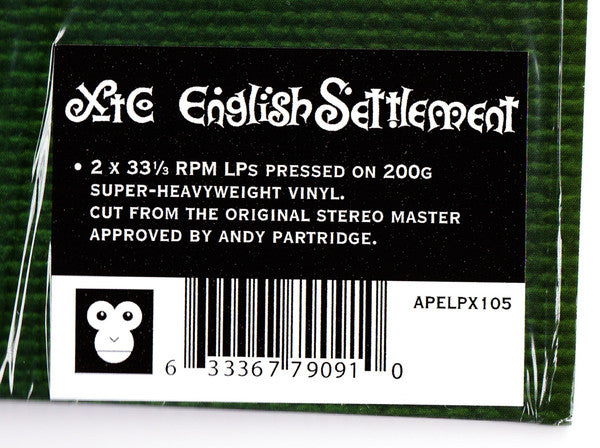 XTC ‎– English Settlement 2LP